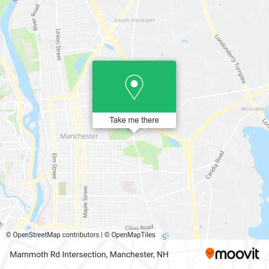 Mammoth Rd Intersection map