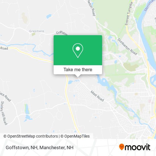 Goffstown, NH map