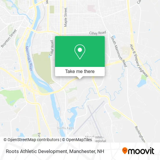 Roots Athletic Development map
