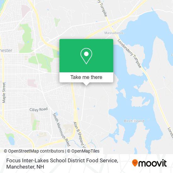 Focus Inter-Lakes School District Food Service map