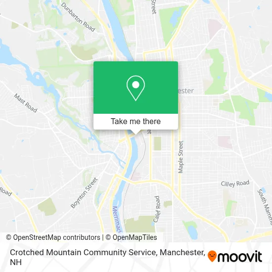 Crotched Mountain Community Service map