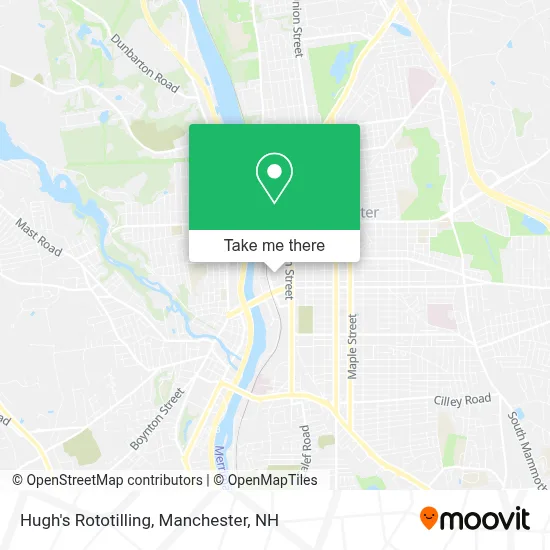 Hugh's Rototilling map