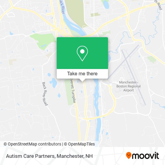 Autism Care Partners map