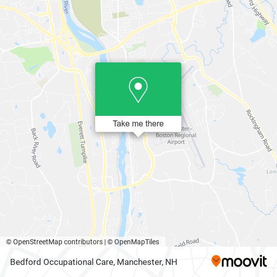 Bedford Occupational Care map