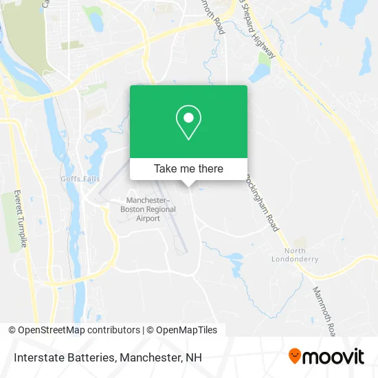 Interstate Batteries map
