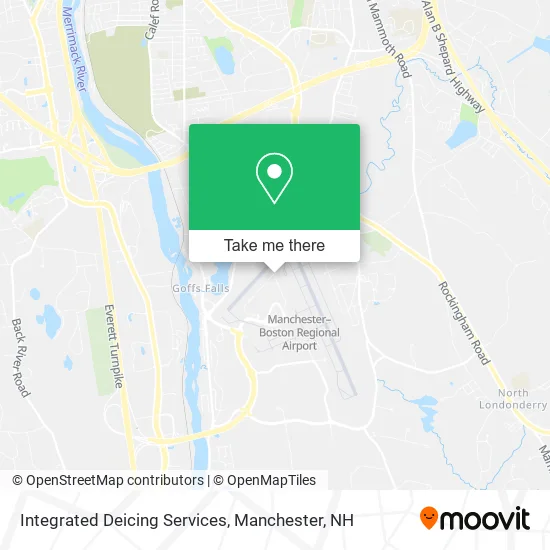 Integrated Deicing Services map