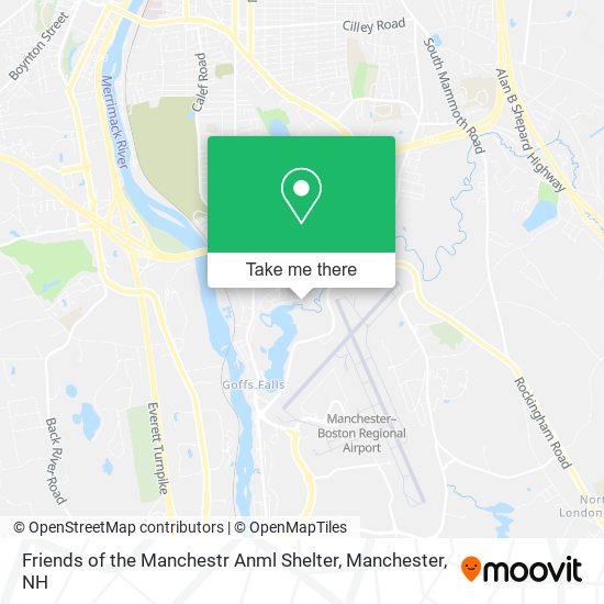 Mapa de Friends of the Manchestr Anml Shelter