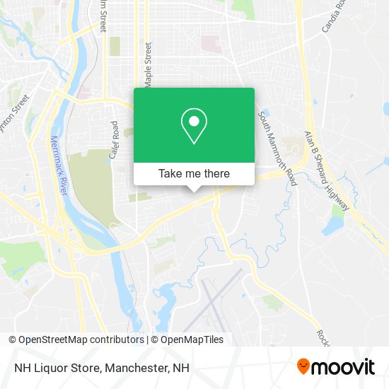 Mapa de NH Liquor Store