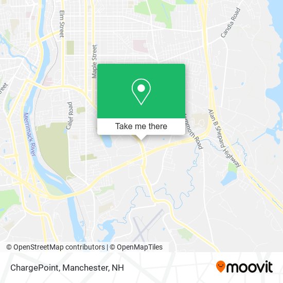 ChargePoint map