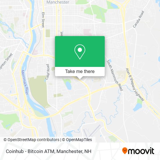 Coinhub - Bitcoin ATM map