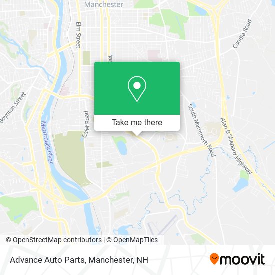 Advance Auto Parts map