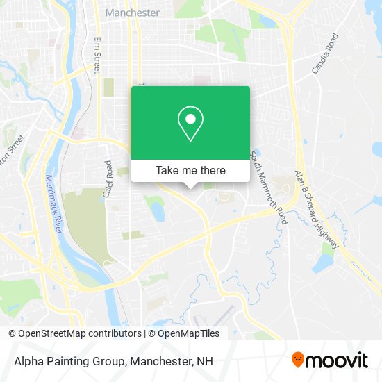 Alpha Painting Group map