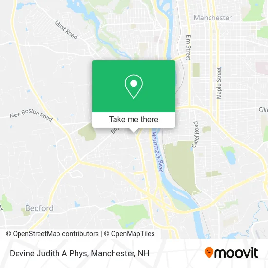 Devine Judith A Phys map