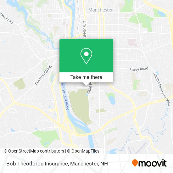 Mapa de Bob Theodorou Insurance
