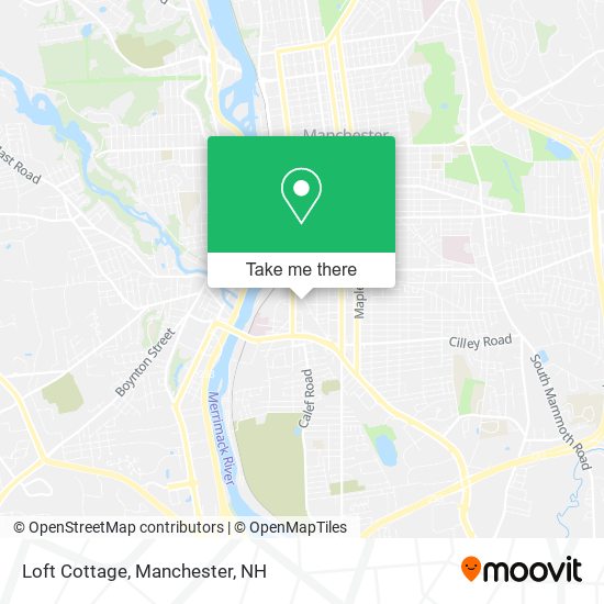 Mapa de Loft Cottage