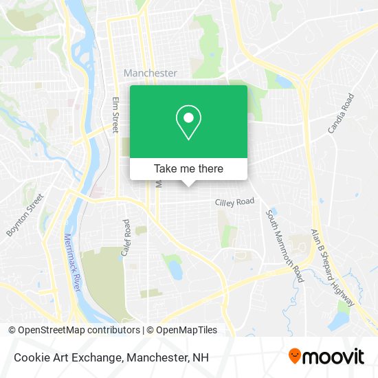Cookie Art Exchange map