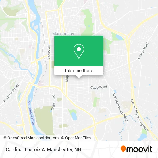 Cardinal Lacroix A map