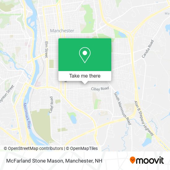 McFarland Stone Mason map
