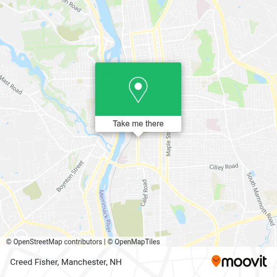 Creed Fisher map