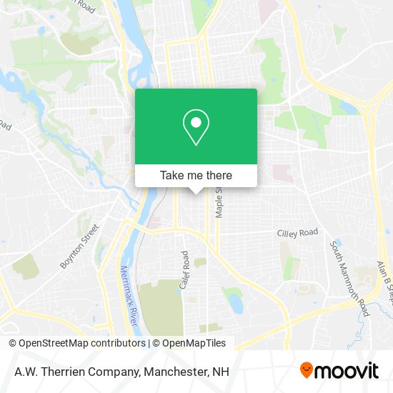 A.W. Therrien Company map