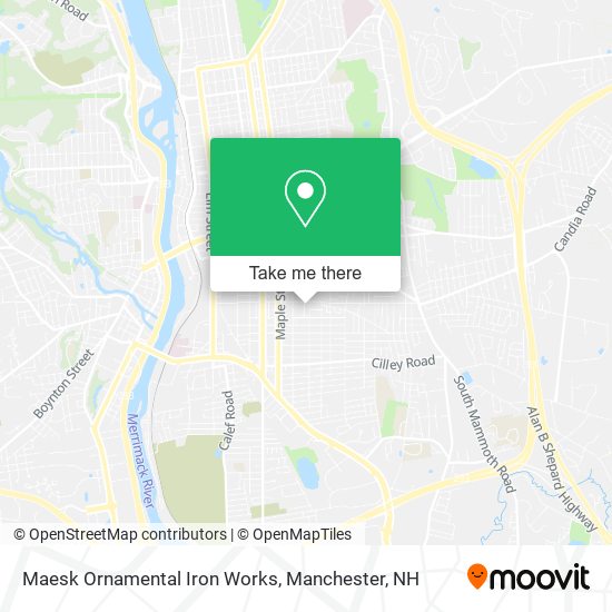 Maesk Ornamental Iron Works map