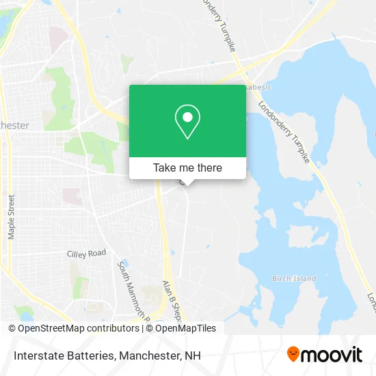 Interstate Batteries map