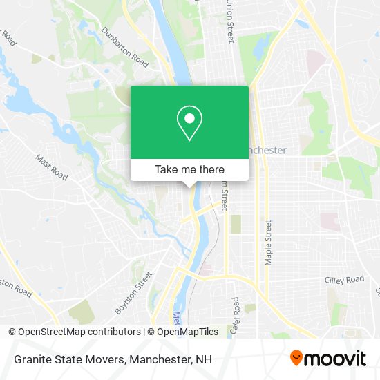 Mapa de Granite State Movers