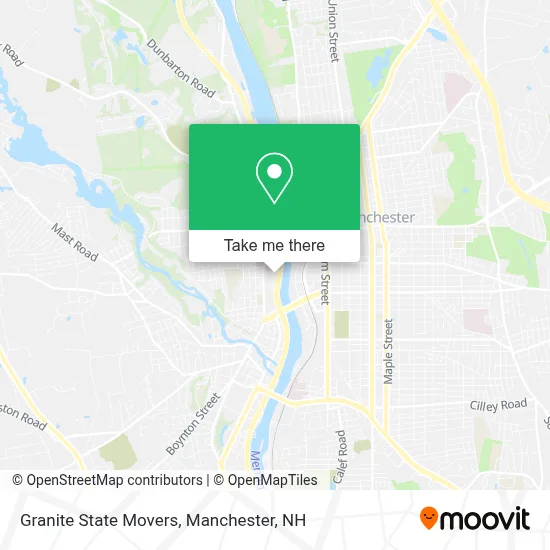 Granite State Movers map