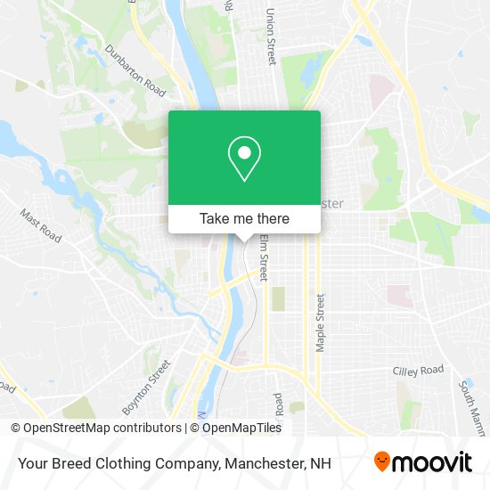 Mapa de Your Breed Clothing Company