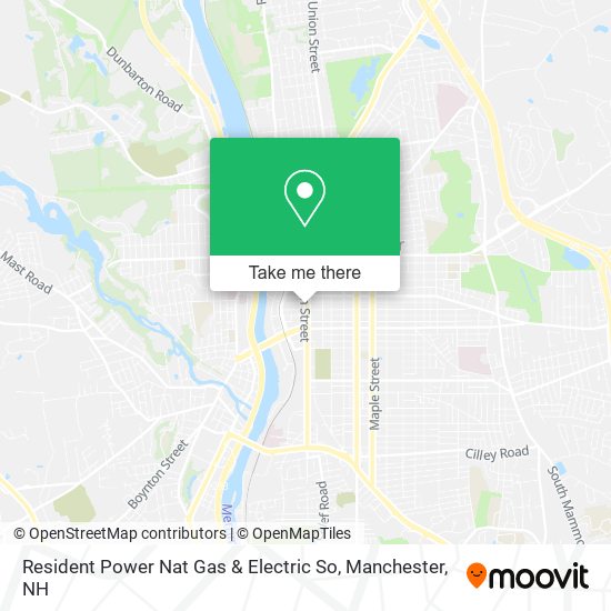 Mapa de Resident Power Nat Gas & Electric So