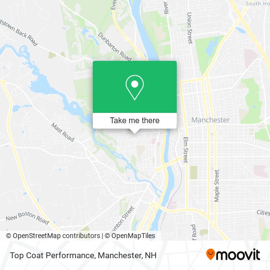 Mapa de Top Coat Performance