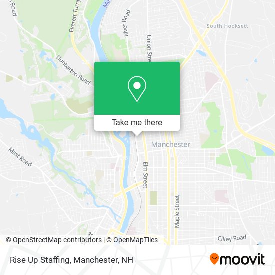 Rise Up Staffing map