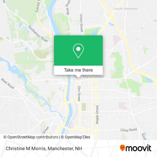 Christine M Morris map