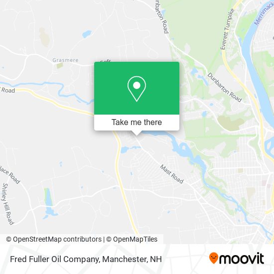 Fred Fuller Oil Company map