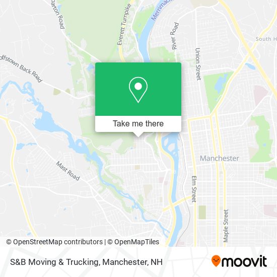 S&B Moving & Trucking map