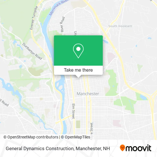 General Dynamics Construction map