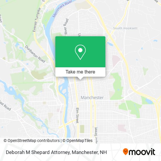 Deborah M Shepard Attorney map
