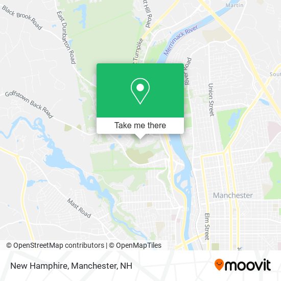 Mapa de New Hamphire