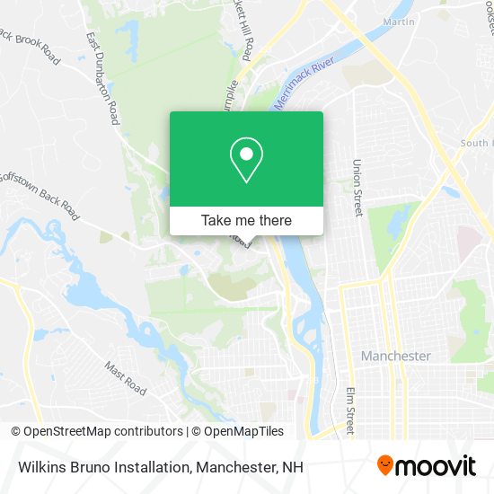 Wilkins Bruno Installation map