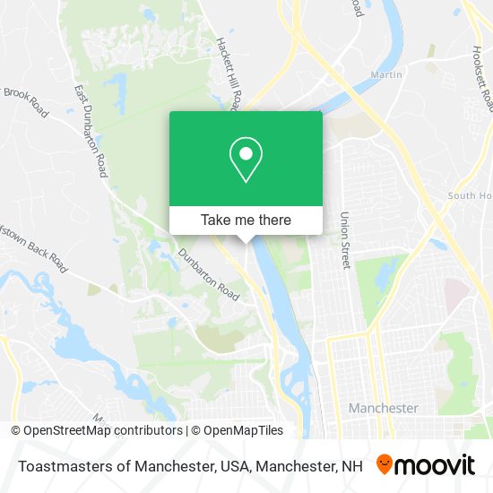 Toastmasters of Manchester, USA map