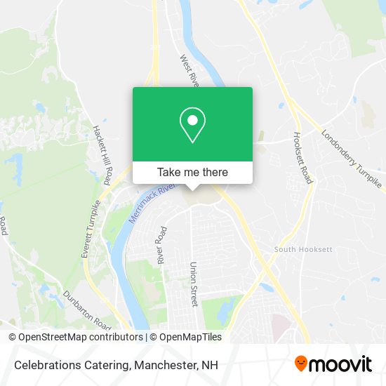 Celebrations Catering map
