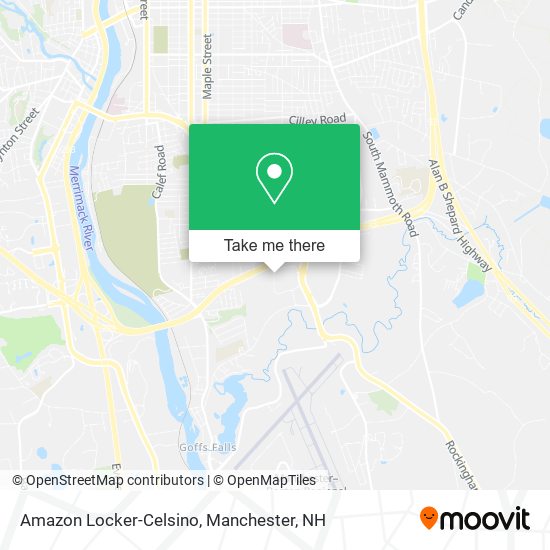 Amazon Locker-Celsino map