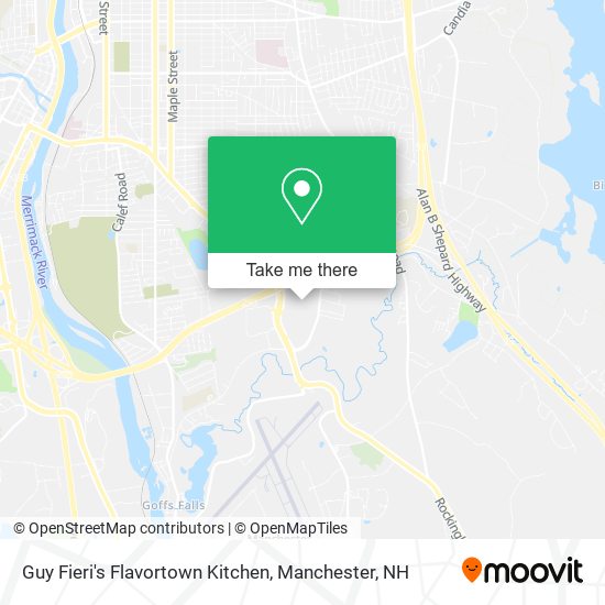 Guy Fieri's Flavortown Kitchen map