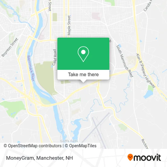 MoneyGram map