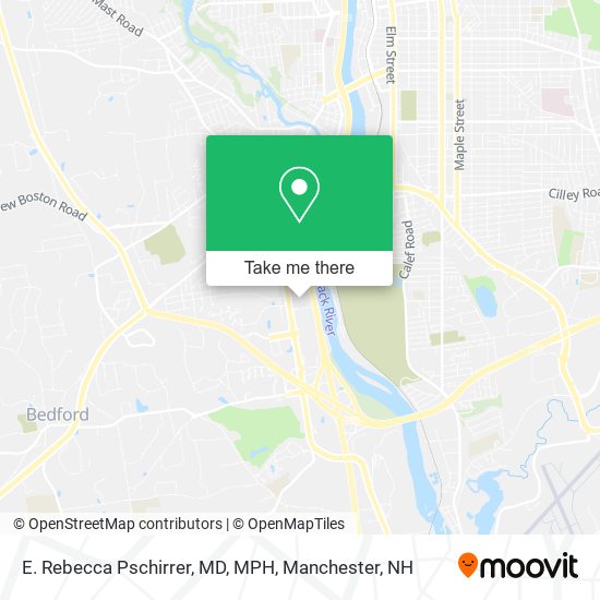 Mapa de E. Rebecca Pschirrer, MD, MPH