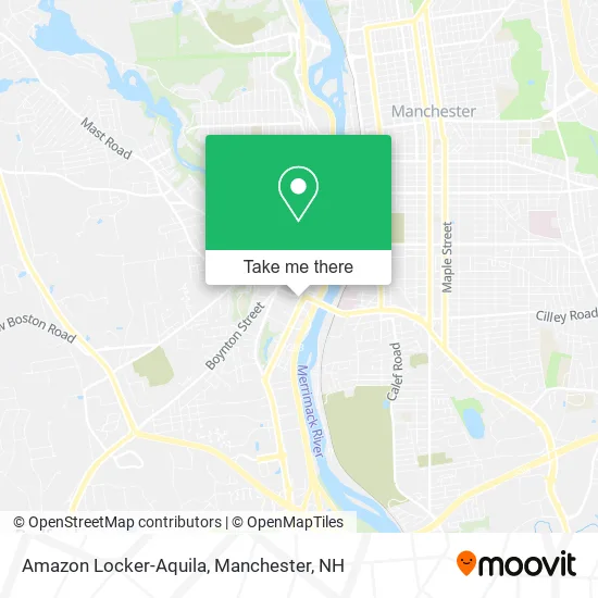 Amazon Locker-Aquila map