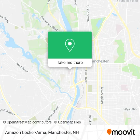 Amazon Locker-Aima map
