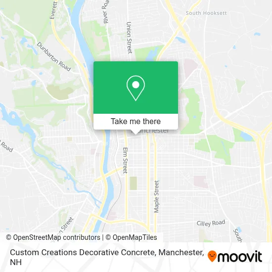 Custom Creations Decorative Concrete map