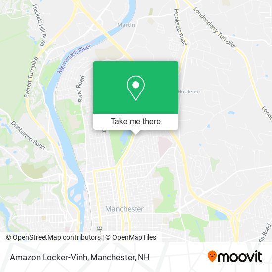 Amazon Locker-Vinh map