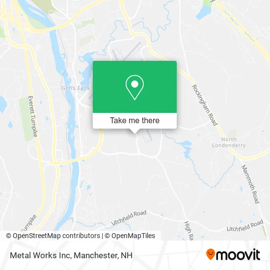 Metal Works Inc map